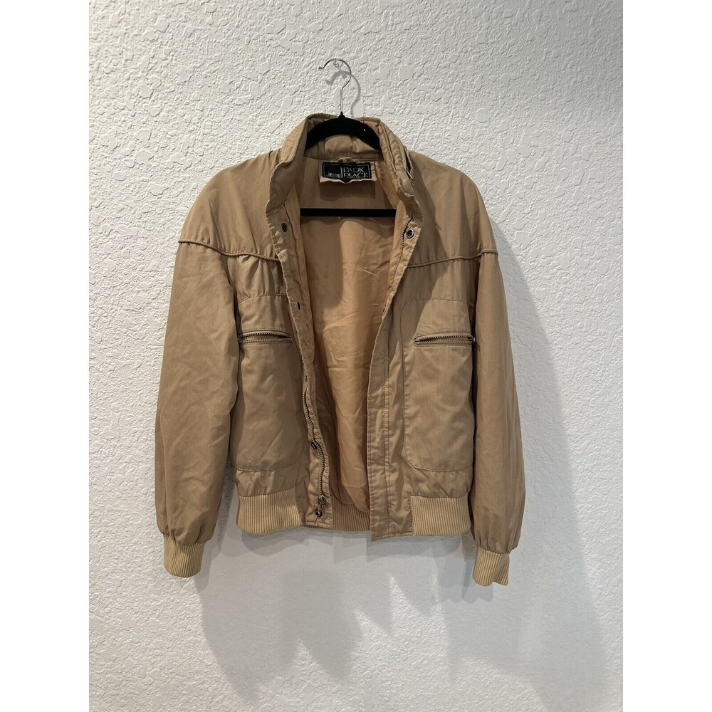 90s True Vintage PARK PLACE Mens Bomber Jacket Outdoor Casual Workwear W/Hood